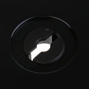 Plastic Turntable Plate Rotating Disc Base Turn Table Display Props for Watches Phone Jewelry Dia:4'' Black