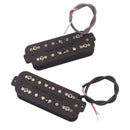 Black 8 String Guitar Pickup Set Dual Coil Humbucker for Electric Guitar Replacement