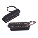 Black 8 String Guitar Pickup Set Dual Coil Humbucker for Electric Guitar Replacement