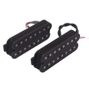 Black 8 String Guitar Pickup Set Dual Coil Humbucker for Electric Guitar Replacement
