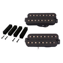 Black 8 String Guitar Pickup Set Dual Coil Humbucker for Electric Guitar Replacement