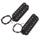 Black 8 String Guitar Pickup Set Dual Coil Humbucker for Electric Guitar Replacement