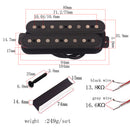 Black 8 String Guitar Pickup Set Dual Coil Humbucker for Electric Guitar Replacement