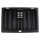 Portable 350 Chips Poker Chip Tray with 2 Center Slots for Party Casino Game Props Black