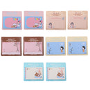 10 Pack Cute Cartoon Sticky Note Memo Pad Bookmark Marker Korean Stationery