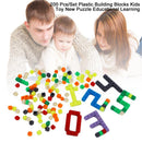 200x Plastic Building Blocks Bricks Set Puzzle DIY Assembling Toy for Kids
