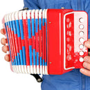 Kids Accordion Music Collection Accordion Premium Educational Music Toy Red