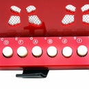 Kids Accordion Music Collection Accordion Premium Educational Music Toy Red