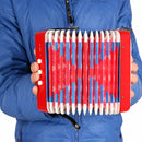 Kids Accordion Music Collection Accordion Premium Educational Music Toy Red