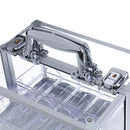 600pc Transparent Empty Acrylic Carrier Poker Chips Storage Box Case with 6 Racks