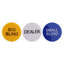 Set of Small Blind+Big Blind+Dealer Button for Poker Card Casino Game Accessory