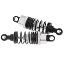 4 Pieces 1/10 RC Car Buggy Rear+Front Shock Absorber 102004 for 94101 94102 94103 94122 94123 Silver
