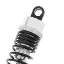 4 Pieces 1/10 RC Car Buggy Rear+Front Shock Absorber 102004 for 94101 94102 94103 94122 94123 Silver