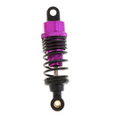 4 Pieces 1/10 RC Car Buggy Rear+Front Shock Absorber 102004 for 94101 94102 94103 94122 94123 Purple