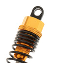 4 Pieces 1/10 RC Car Buggy Rear+Front Shock Absorber 102004 for 94101 94102 94103 94122 94123 Yellow