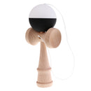 Wooden Ball Tribute Kendama Kids Skill Stick Cup Ball Educational Toy Gift Black White