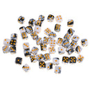 50x Board Game White Black Dices Die D6 Dot for D&D MTG RPG Gaming Lovers Gift