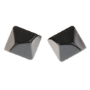 Black 10 Pieces Resin Multi-Sided Blank Dice Die DIY for Party Bar Casino Supplies Table Game Props