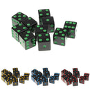 10Pcs Dice Round Corner Die 16mm Yellow Dotted for Traditional Board Games