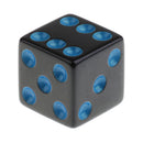 10Pcs Dice Round Corner Die 16mm Blue Dotted for Traditional Board Games Toy