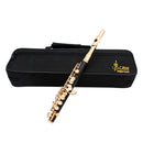 Golden Musician C Key Cupronickel Piccolo w/ Cork Grease Cleaning Cloth Screwdriver