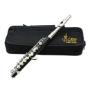 Silver Musician C Key Cupronickel Piccolo w/ Cork Grease Cleaning Cloth Screwdriver