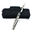 Silver Musician C Key Cupronickel Piccolo w/ Cork Grease Cleaning Cloth Screwdriver