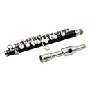 Silver Musician C Key Cupronickel Piccolo w/ Cork Grease Cleaning Cloth Screwdriver