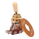 Guitar 3 Way Position Toggle Switch w/ Plate Rhythm Treble Washer Ring Round
