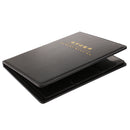 60 Pockets Paper Money Collection Album Leather Bill Notes Book Holder Black