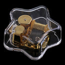 Acrylic Clear Musical Mechanism Music Box Wedding Home Decor Gift, You Are My Sunshine