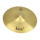 IRIN Professional 12 inch Brass Alloy Crash Ride Hi-Hat Cymbal for Drum Percussion Set Students Beginners