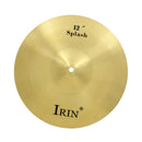 IRIN Professional 12 inch Brass Alloy Crash Ride Hi-Hat Cymbal for Drum Percussion Set Students Beginners