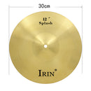 IRIN Professional 12 inch Brass Alloy Crash Ride Hi-Hat Cymbal for Drum Percussion Set Students Beginners