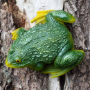 Green Frog Sculpture Statues Lawn for Home Garden Yard Scenery DIY Accs Gift