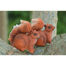1 Home Garden Resin Squirrel Model for DIY Outdoor Grassland Backyard Decors