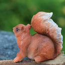 1 Home Garden Resin Squirrel Model for DIY Outdoor Grassland Backyard Decors