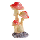 Resin Mini Mushroom Figurine Figure for Indoor Garden Grassland Decors Collectible