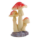 Resin Mini Mushroom Figurine Figure for Indoor Garden Grassland Decors Collectible