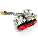 Assembly Metal Tank Model Toy Building Puzzles Kids Intelligence Toy LX016