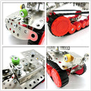 Assembly Metal Tank Model Toy Building Puzzles Kids Intelligence Toy LX016