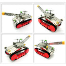 Assembly Metal Tank Model Toy Building Puzzles Kids Intelligence Toy LX016