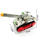 Assembly Metal Tank Model Toy Building Puzzles Kids Intelligence Toy LX016