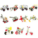Assembly Metal Tank Model Toy Building Puzzles Kids Intelligence Toy LX016