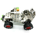 Assembly Metal Jeep Model Toy Building Puzzles Kids Intelligence Toy LX013