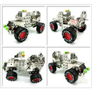 Assembly Metal Jeep Model Toy Building Puzzles Kids Intelligence Toy LX013