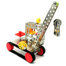 Assembly Metal Crane Model Toy Building Puzzles Kids Intelligence Toy LX014