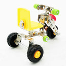 Assembly Metal Model Motorbike Toy Building Puzzles Kids Intelligence Toy LX001