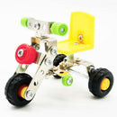 Assembly Metal Model Motorbike Toy Building Puzzles Kids Intelligence Toy LX001