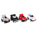 4PCS Pull Back Cars Mini Vehicles 360 Degree Rotating Play Fun Toy for Kids